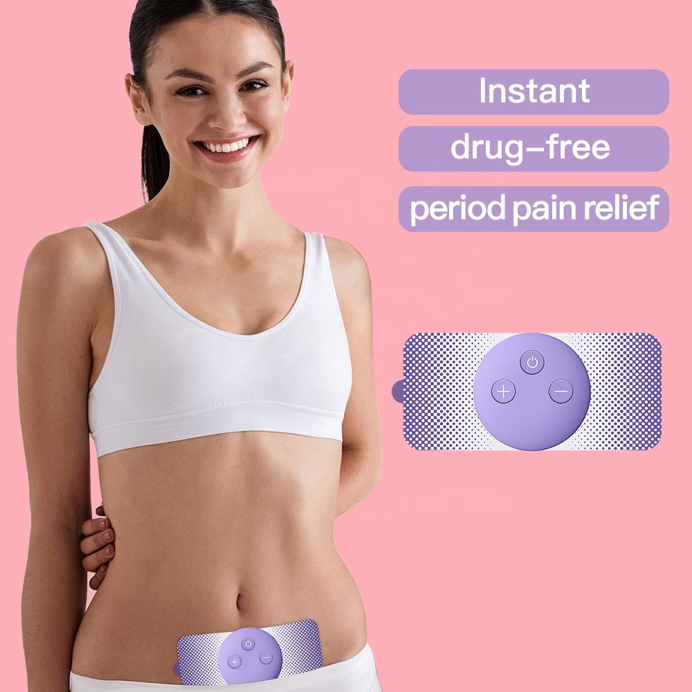 Portable Women Menstrual Cramp Relief Device Physical Therapy Equipments Tens Period Pain Relief