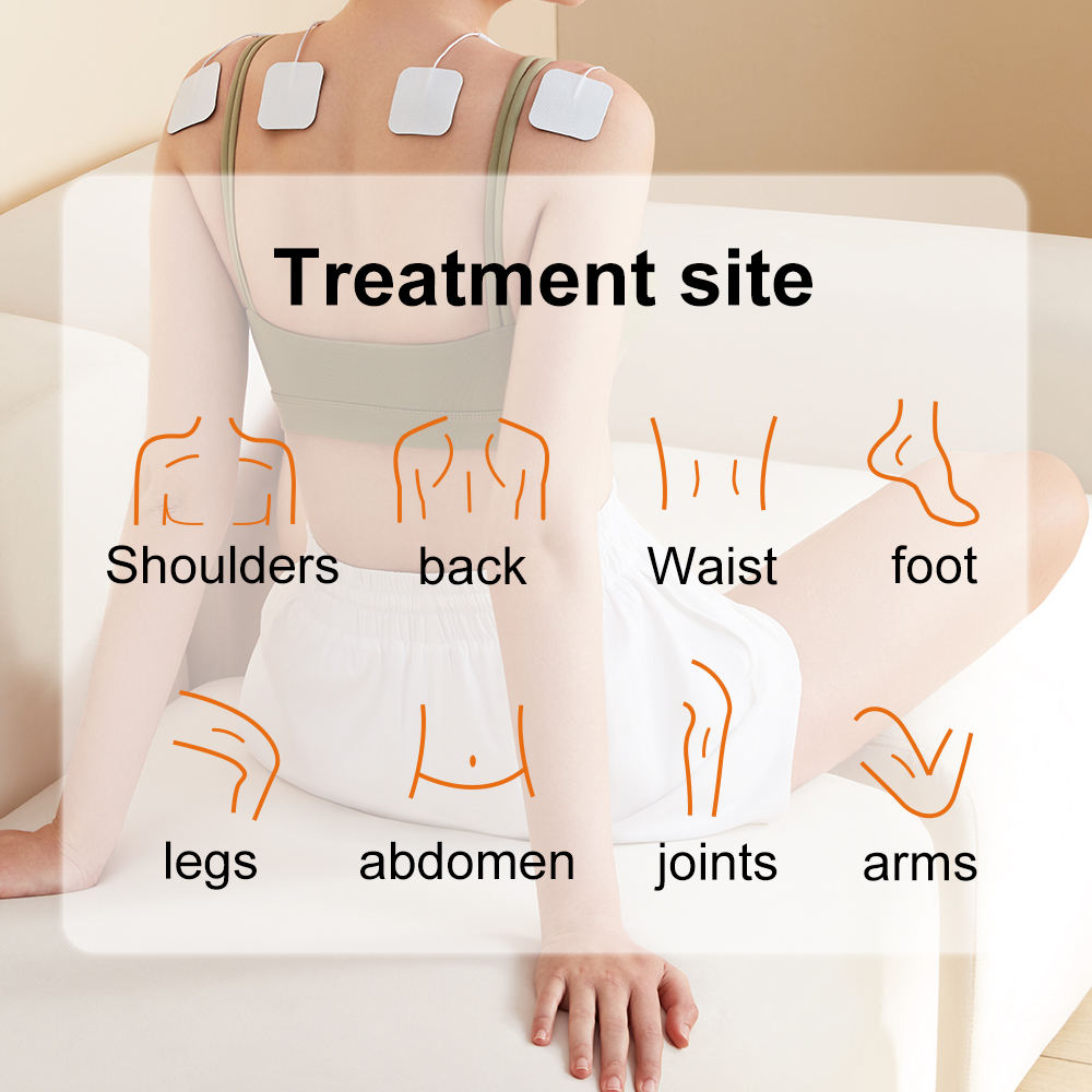  5 in 1 Style Back Pain Relief Dual Channel Tens Unit EMS Massager Muscle Stimulator