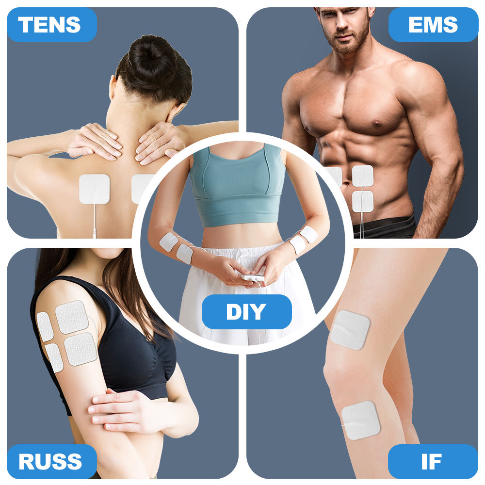  5 in 1 Style Back Pain Relief Dual Channel Tens Unit EMS Massager Muscle Stimulator