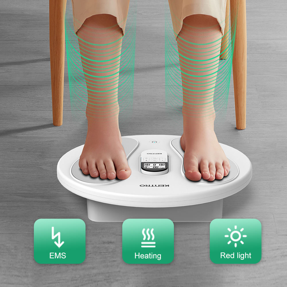 Foot Massager Improves Feet Leg Promote Blood Circulation and Neuropathy EMS Machine for Pain Relieve