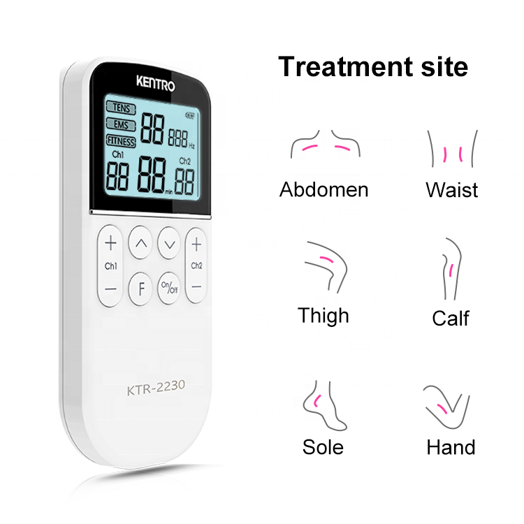 Home Use Low Frequency Tens Unit Digital Therapy Mini Device Portable TENS/EMS Muscle Stimulator