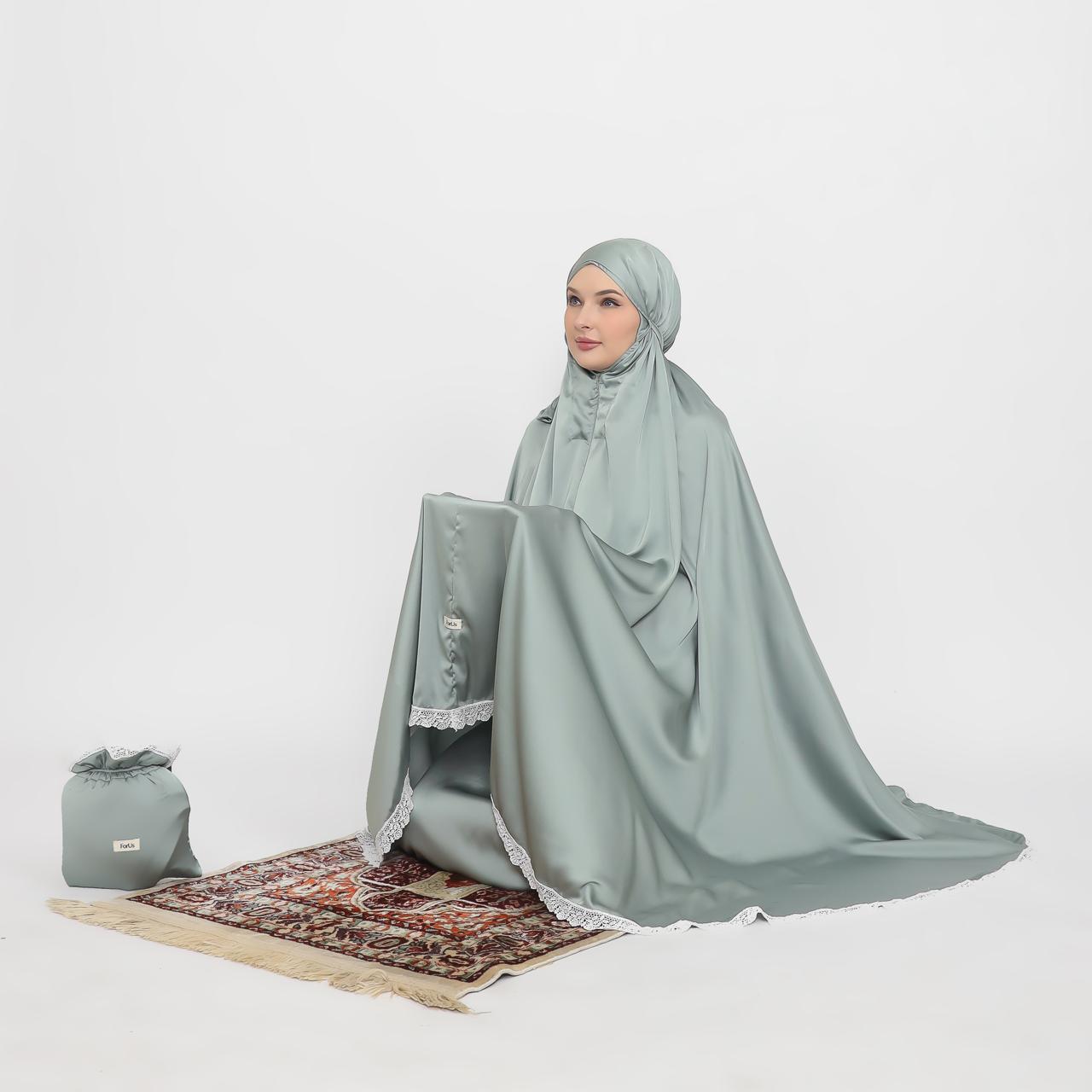 Mukena satin premium