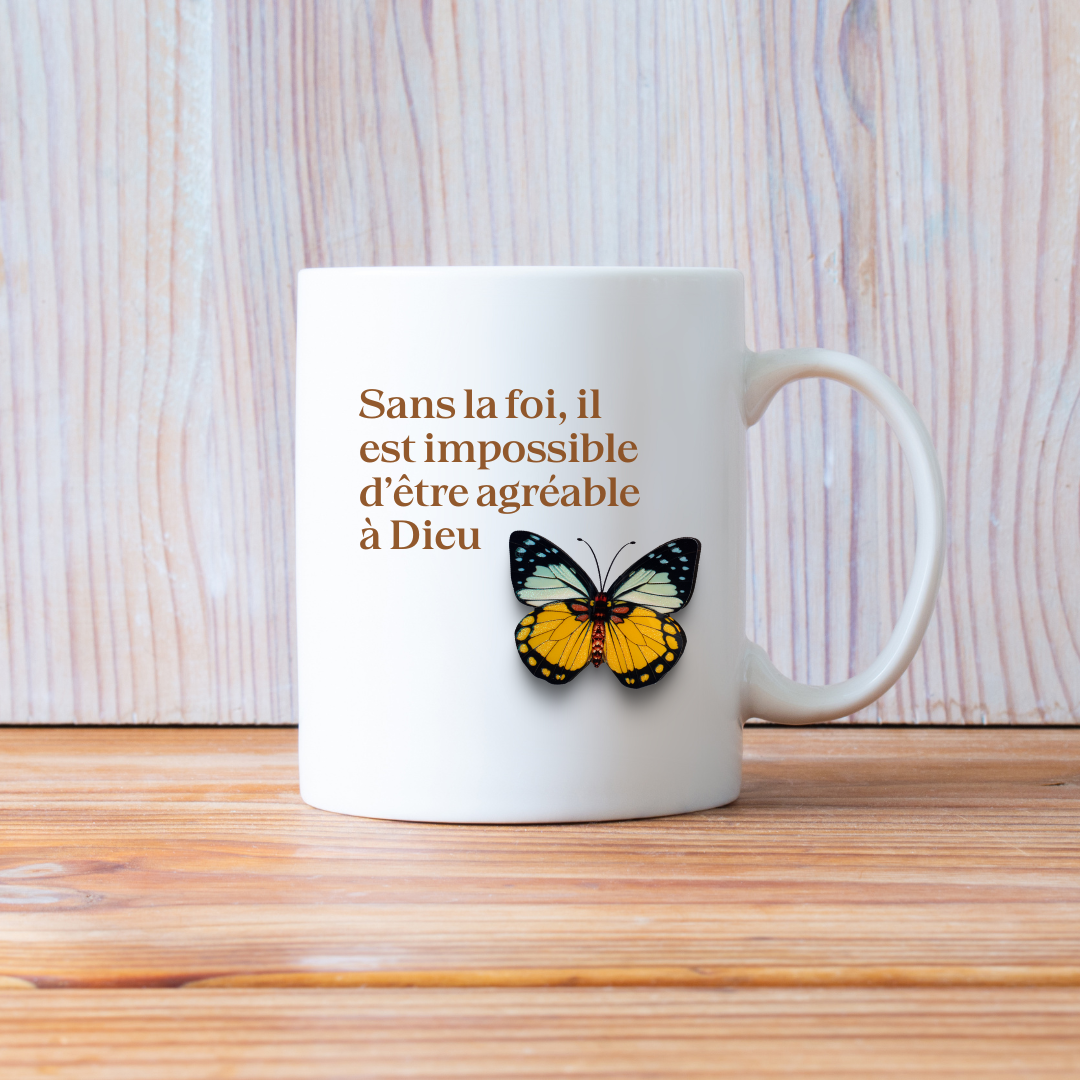Mug Foi & Papillon