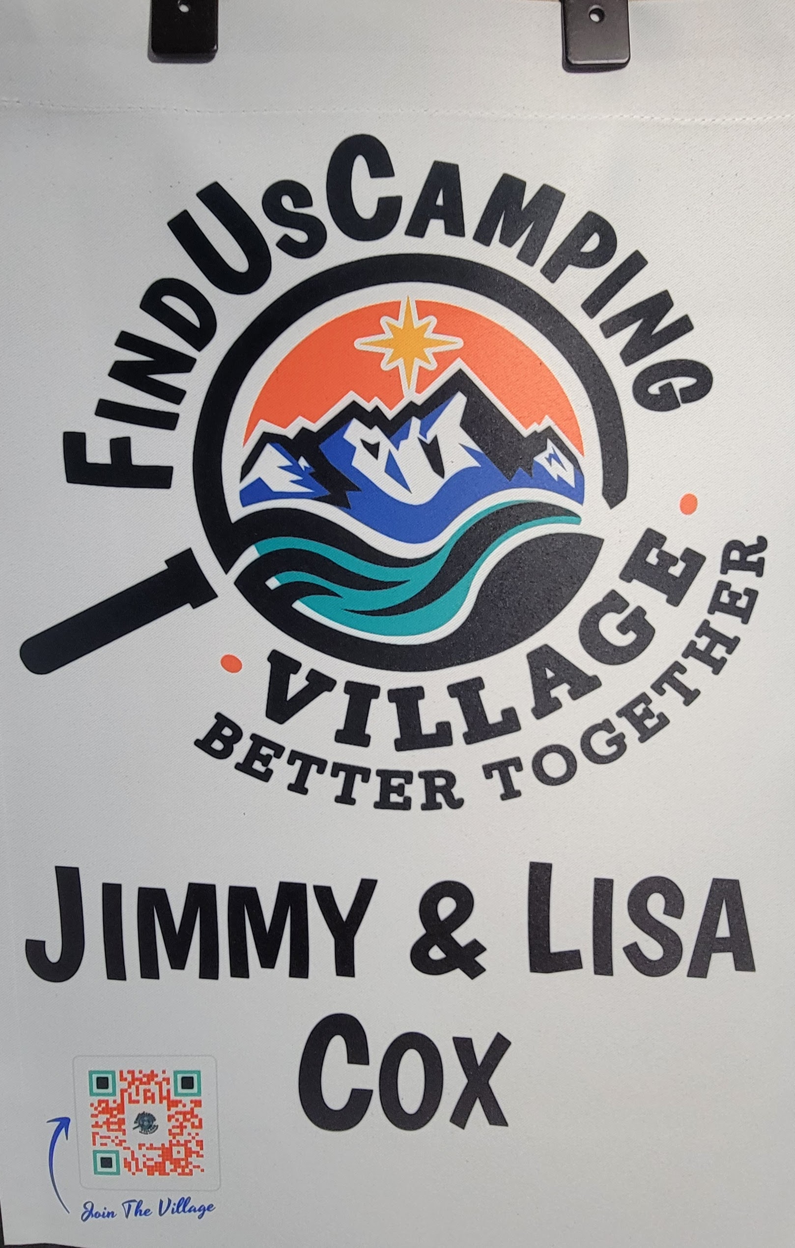 FindUsCamping Villagers Camping Flag 