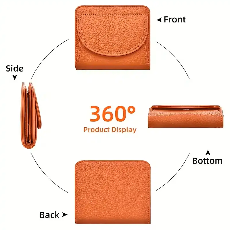 Cartera de Cuero Para Mujer