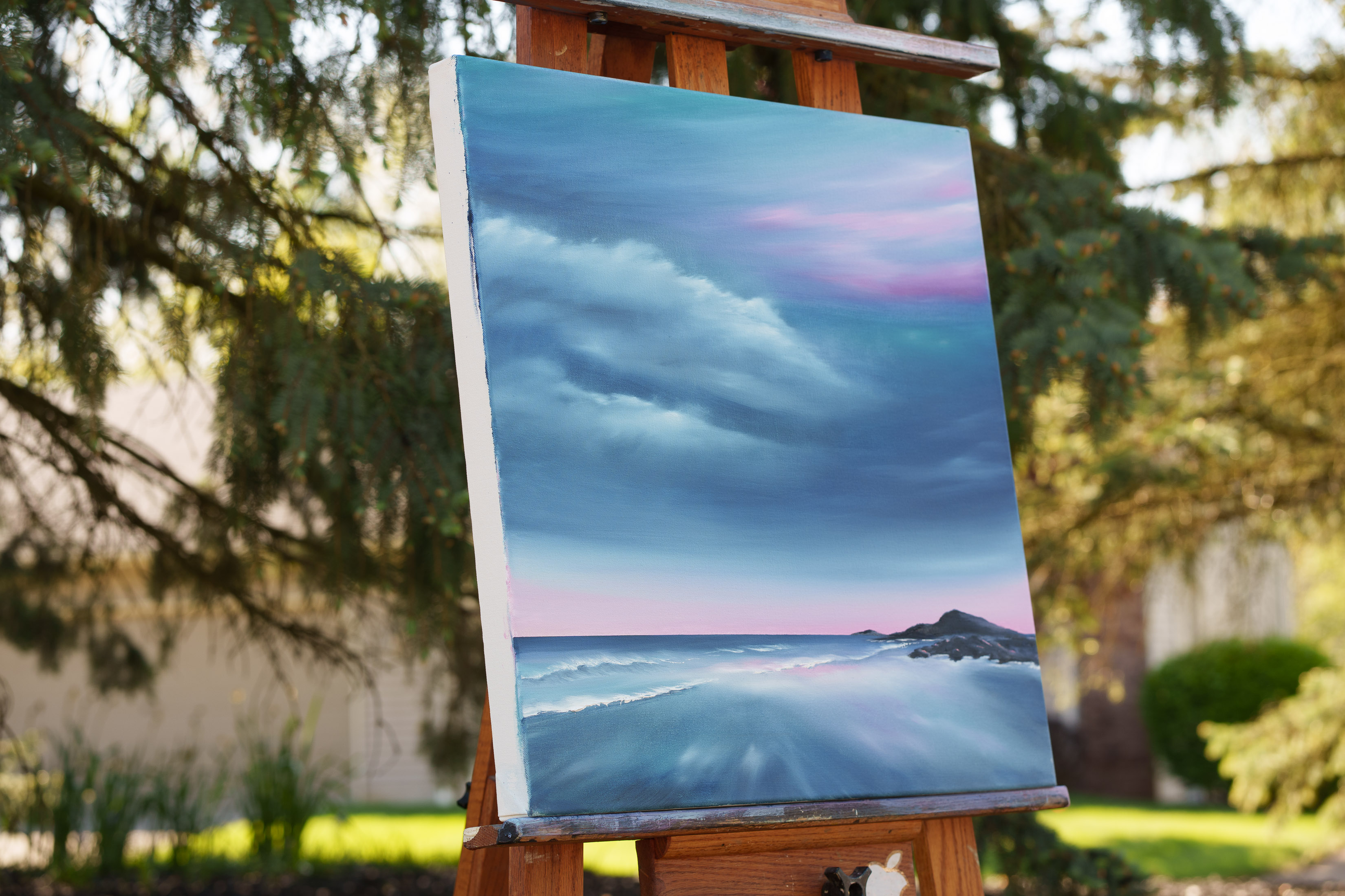 Seaside Sunset Painting