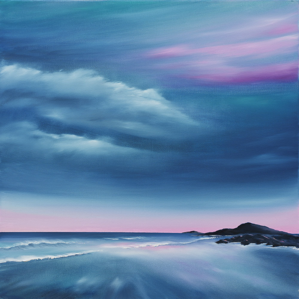 Seaside Sunset Painting