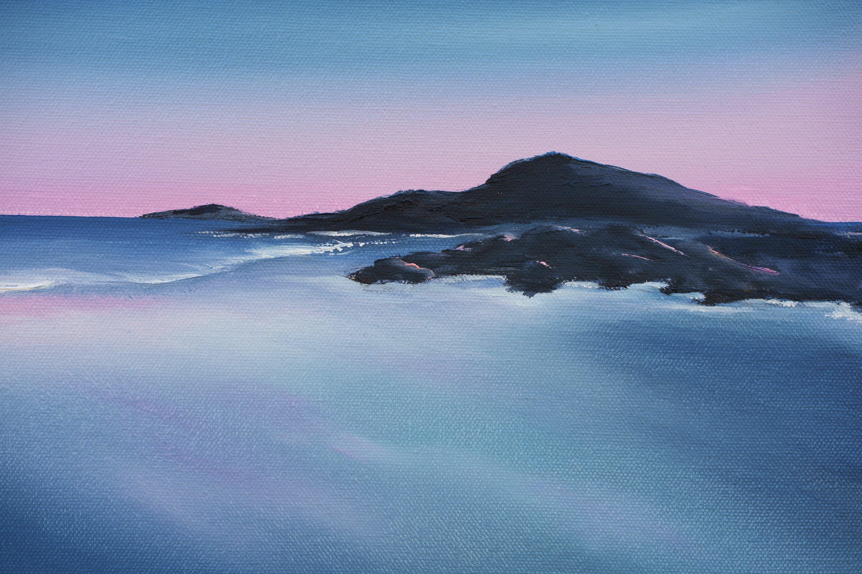 Seaside Sunset Painting