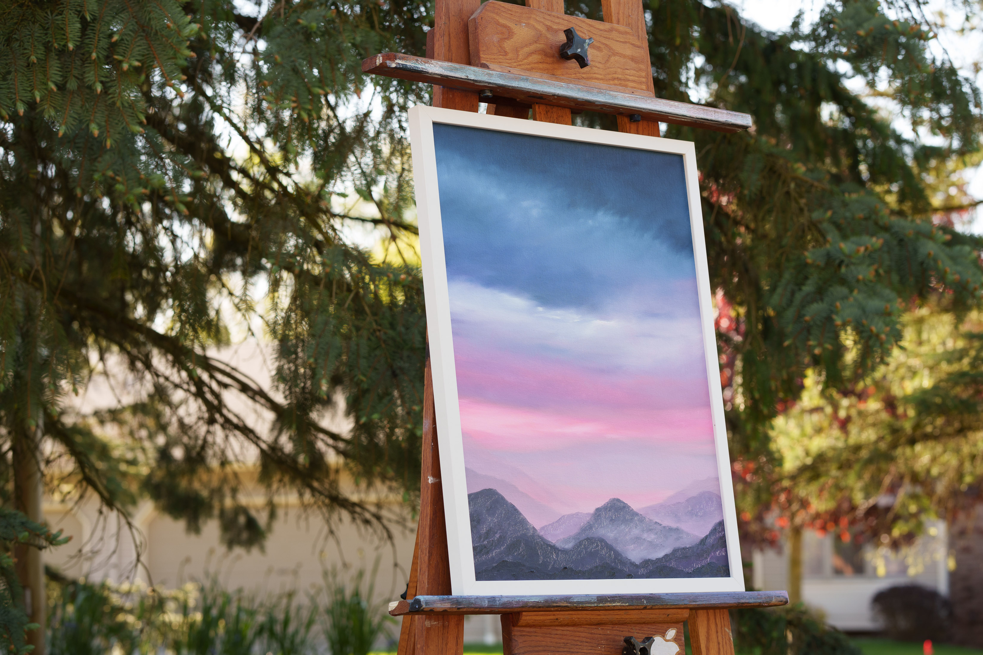 Mountain Sunset Canvas Art