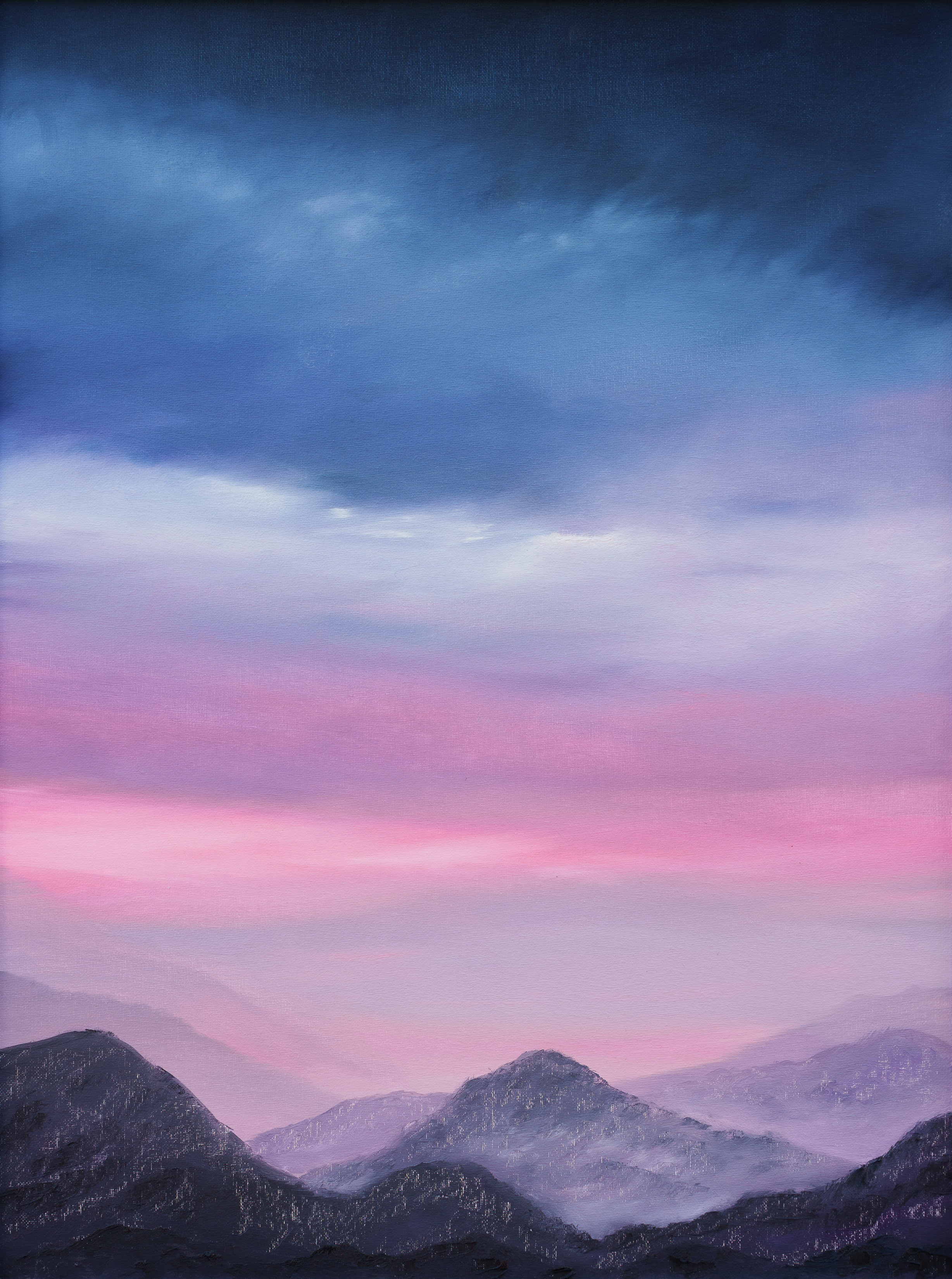 Mountain Sunset Canvas Art