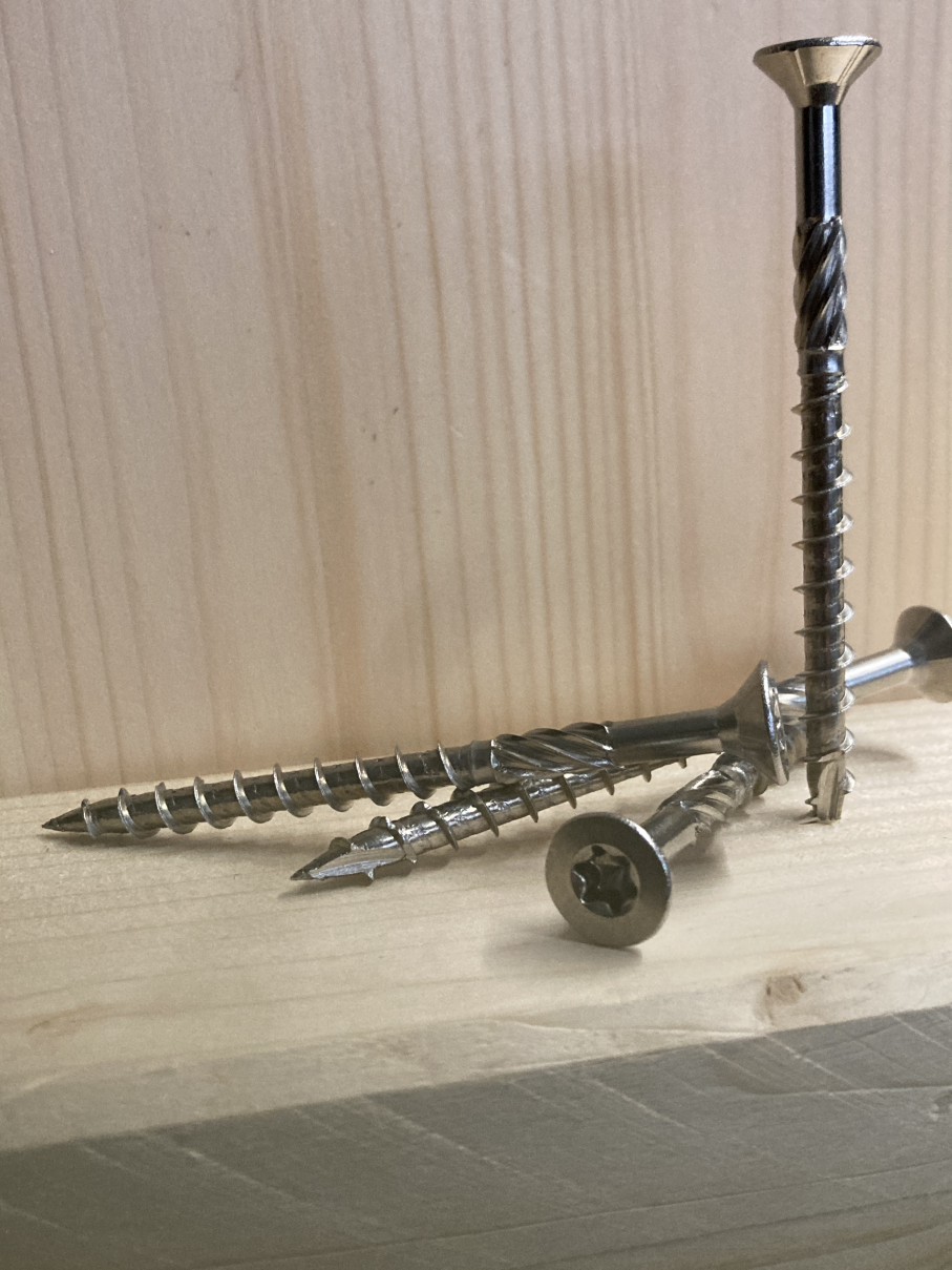 Durchmesser 6 mm und Gesamtlänge 80 mm. Holzschraube aus Edelstahl mit Torx-Antrieb. Gratisversand!