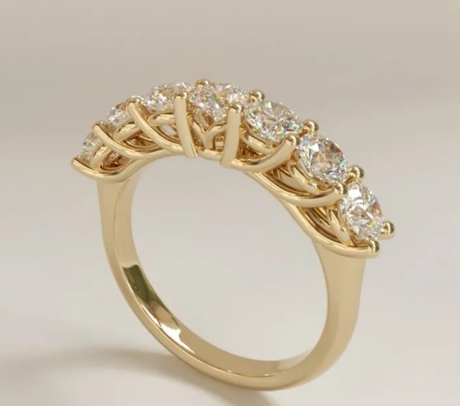 Gold PLATED - Cristal Ring