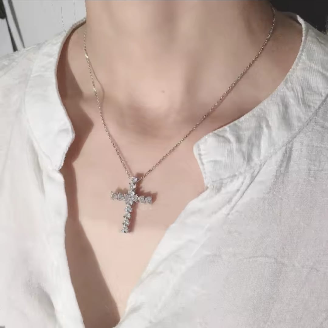 Crystal Cross Necklace
