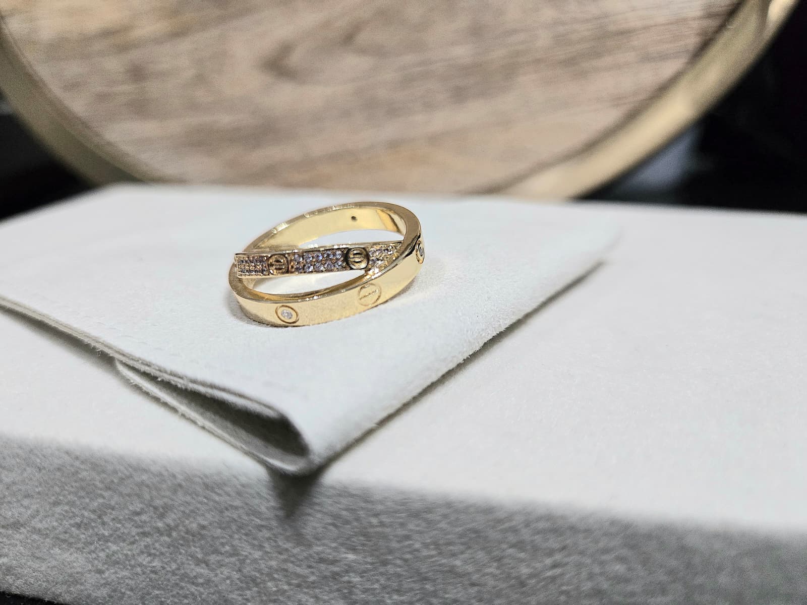 Gold Plated zircon-Embellished Zircon