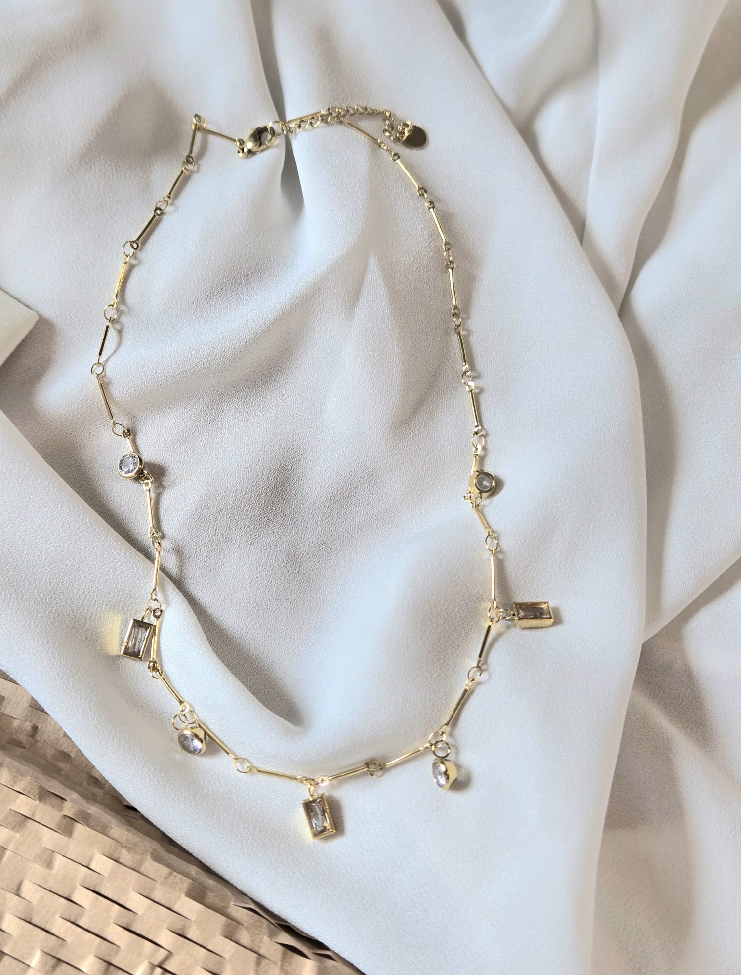 Gold plated 18k Necklace Zircon