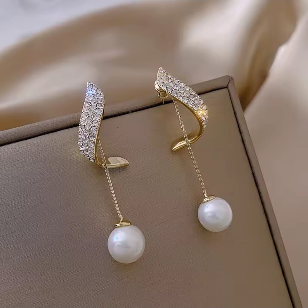 Elegant Pearl Drop Earrings