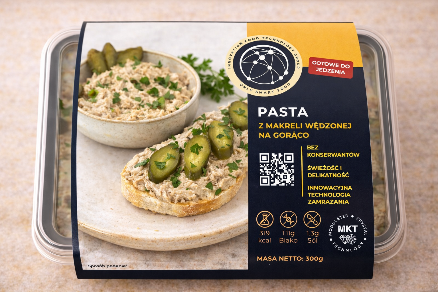 Pasta z makreli wędzonej