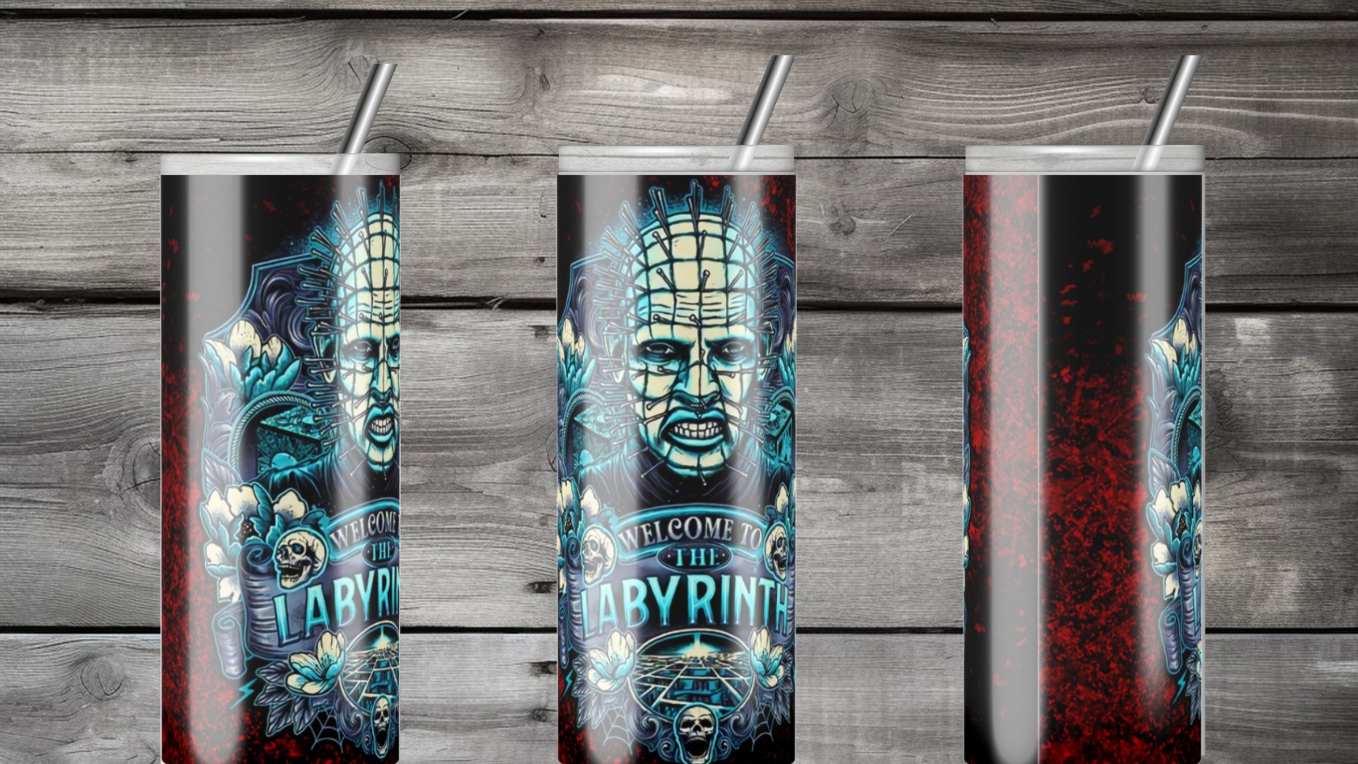 Labyrinth Themed Tumbler
