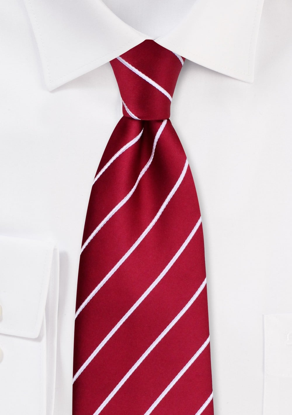 Red Striped Necktie
