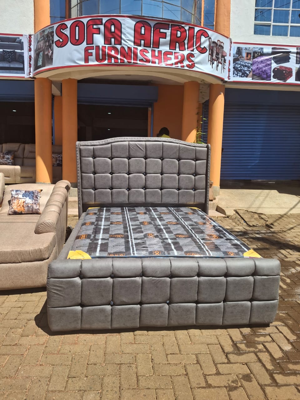 Modern Upholstered Bed Frame