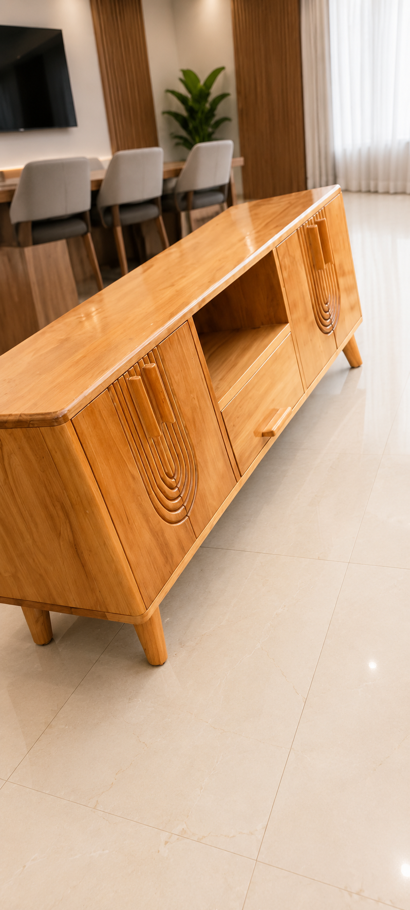 Modern Wooden TV Stand