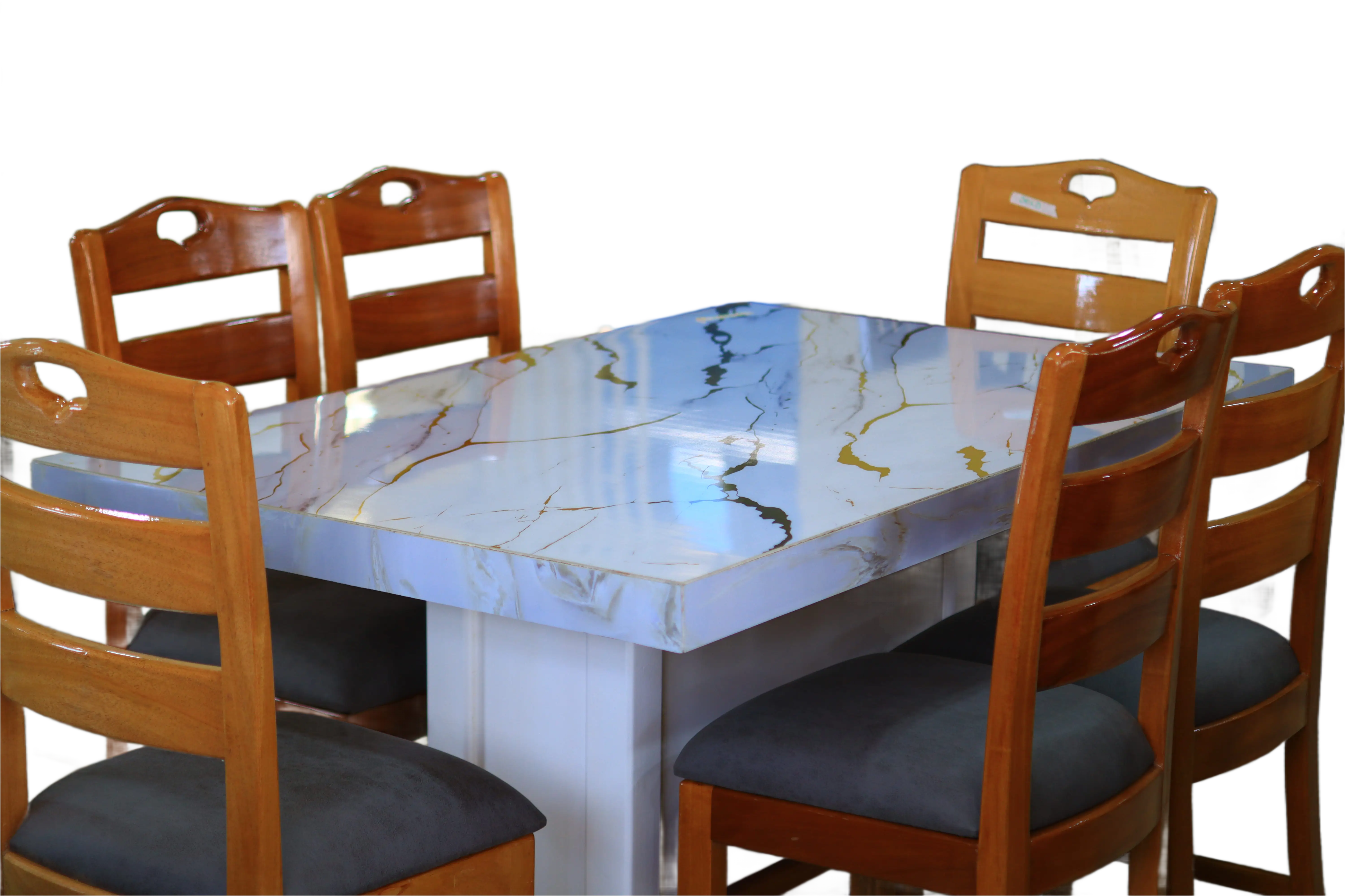 Marble Top Dining Table Set