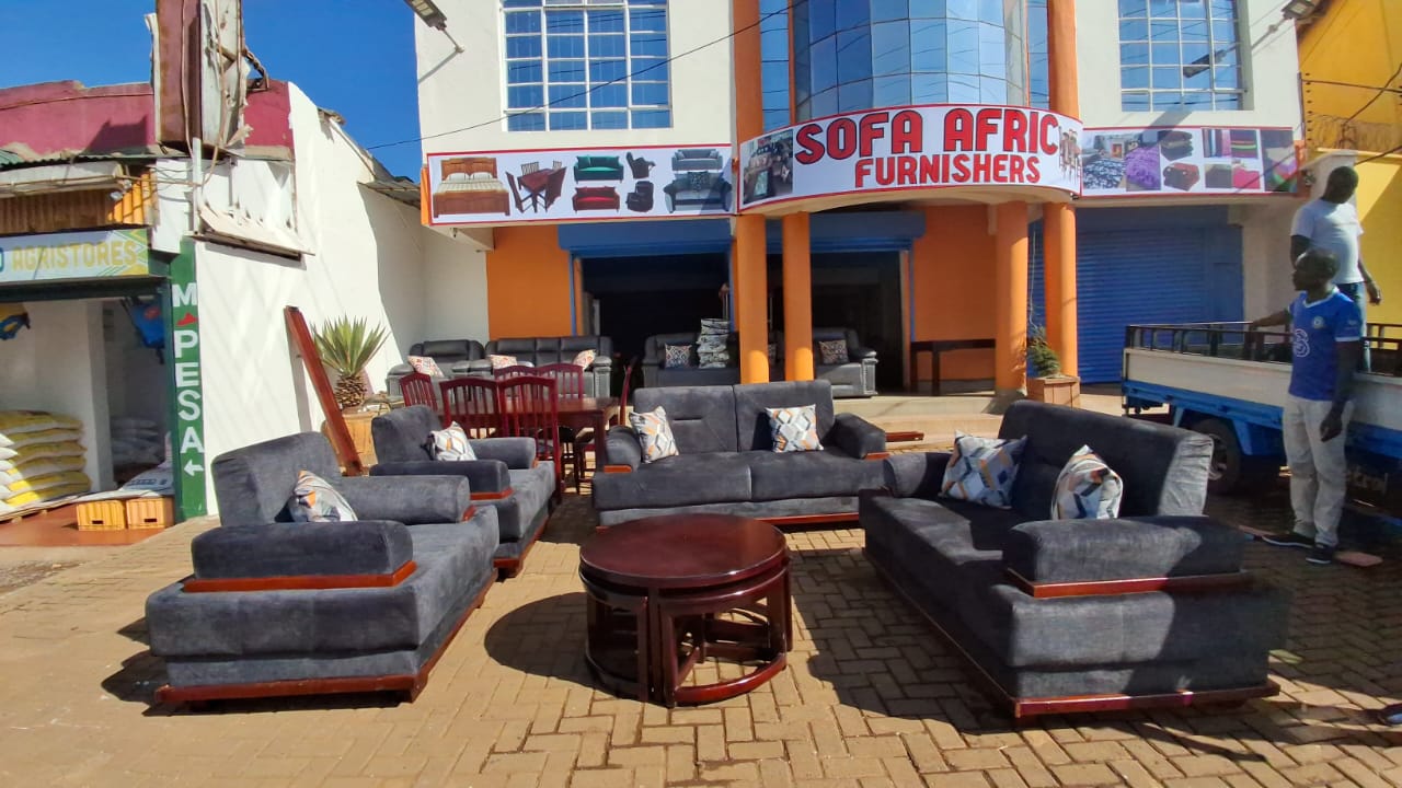 Modern Grey Sofa Set