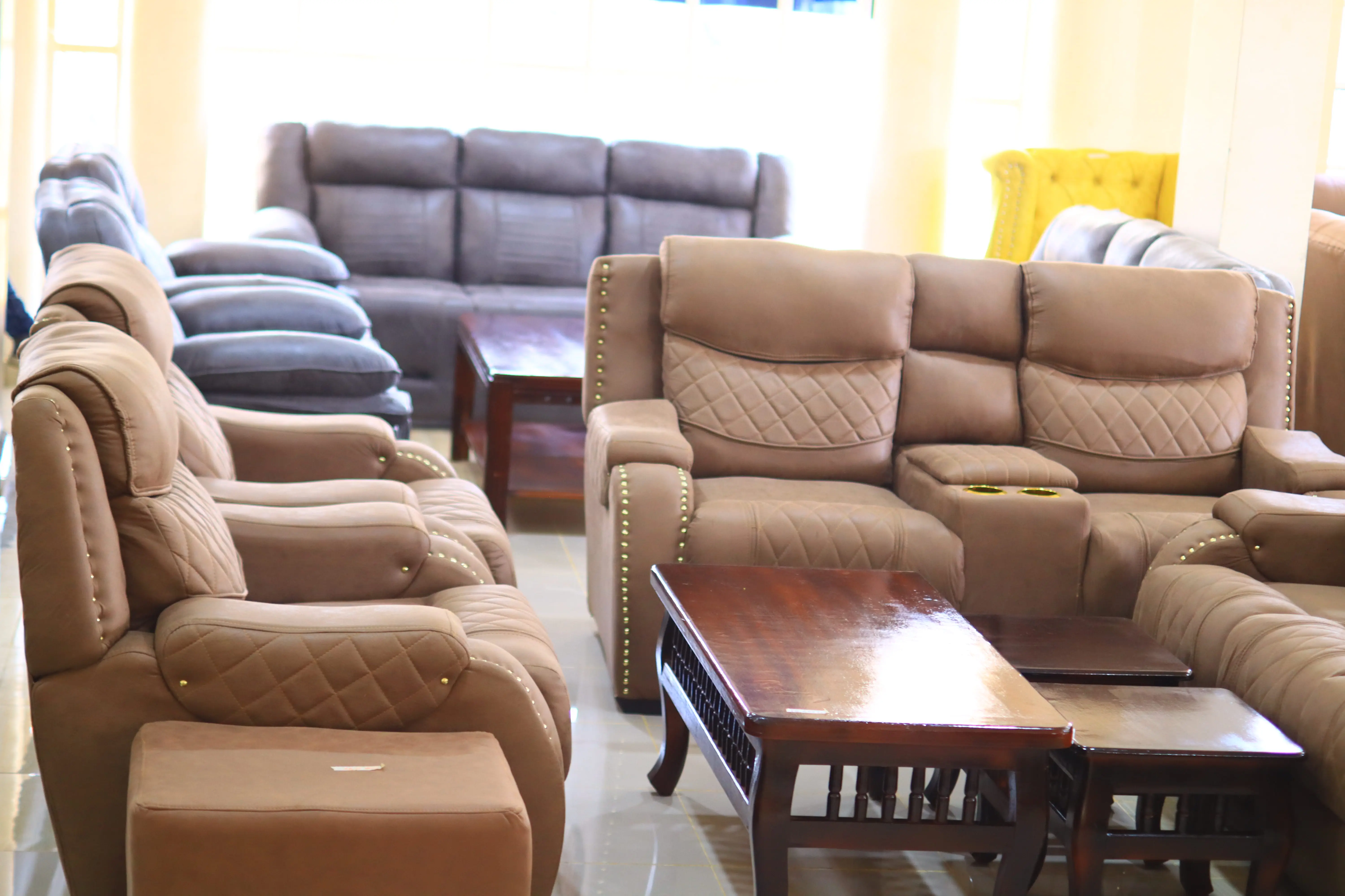 Luxury 7-Seater Recliner Sofa Set