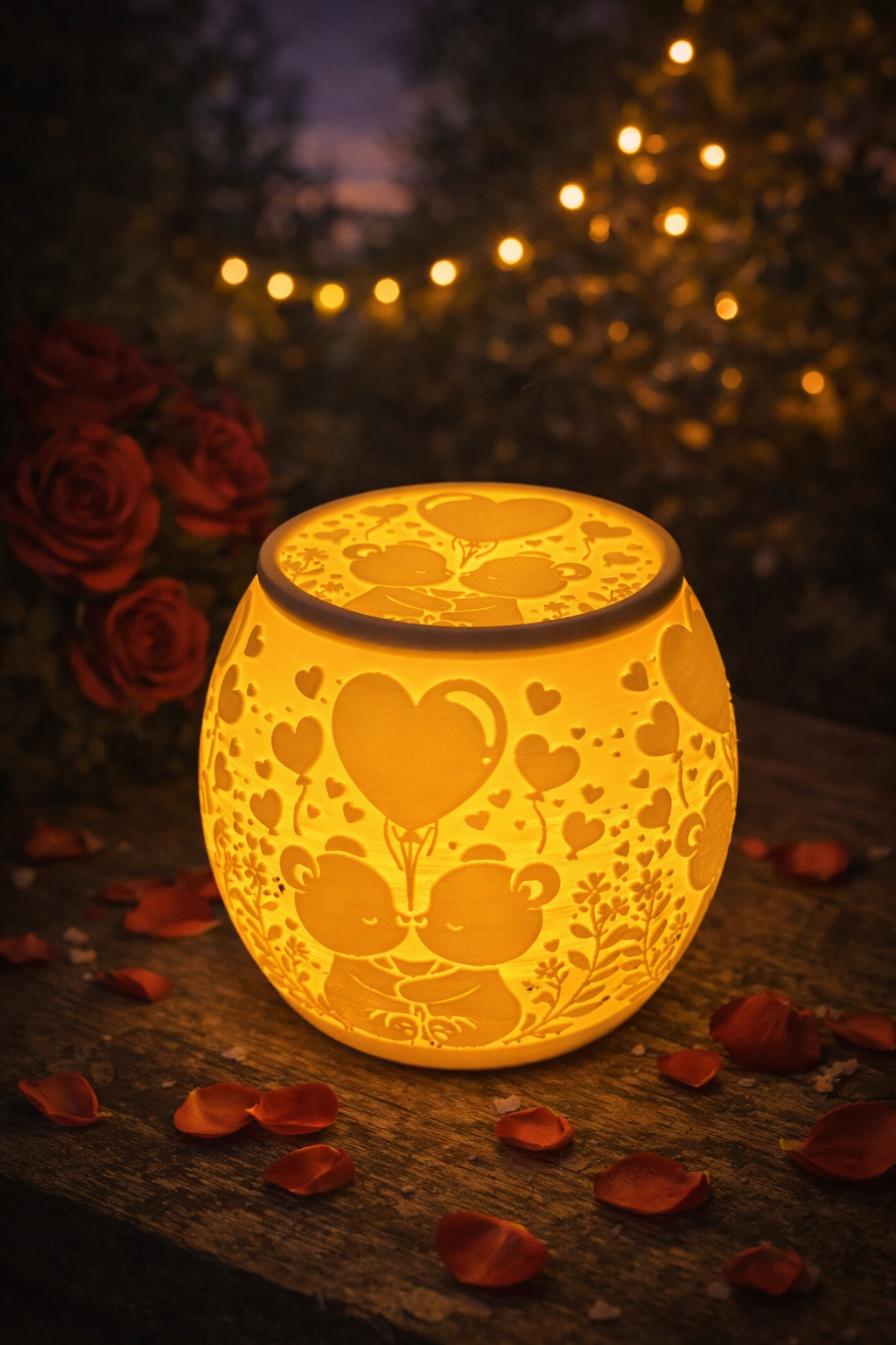 Ljuslykta – Love Bears 2🧸