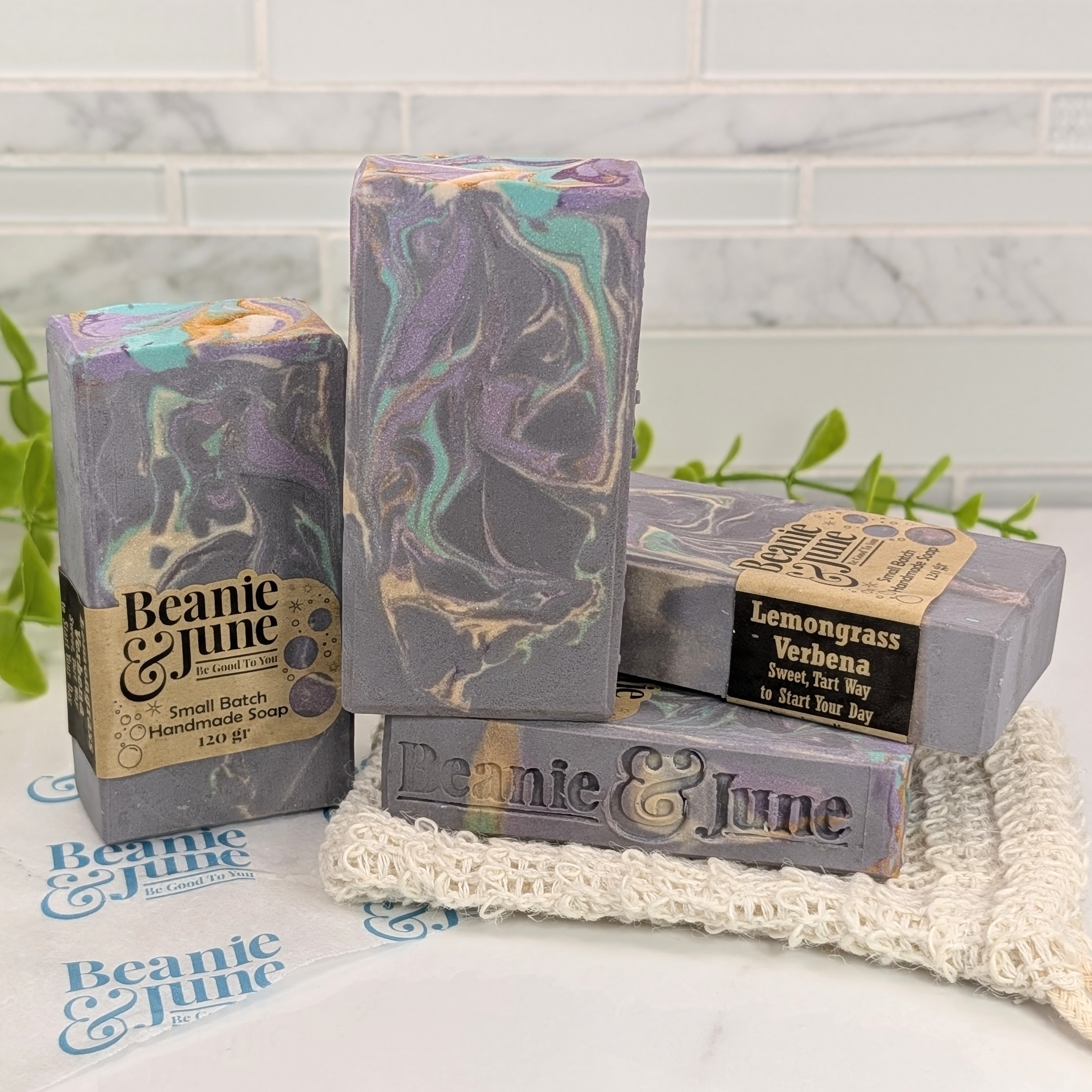 Handcrafted Lemongrass Verbena Soap