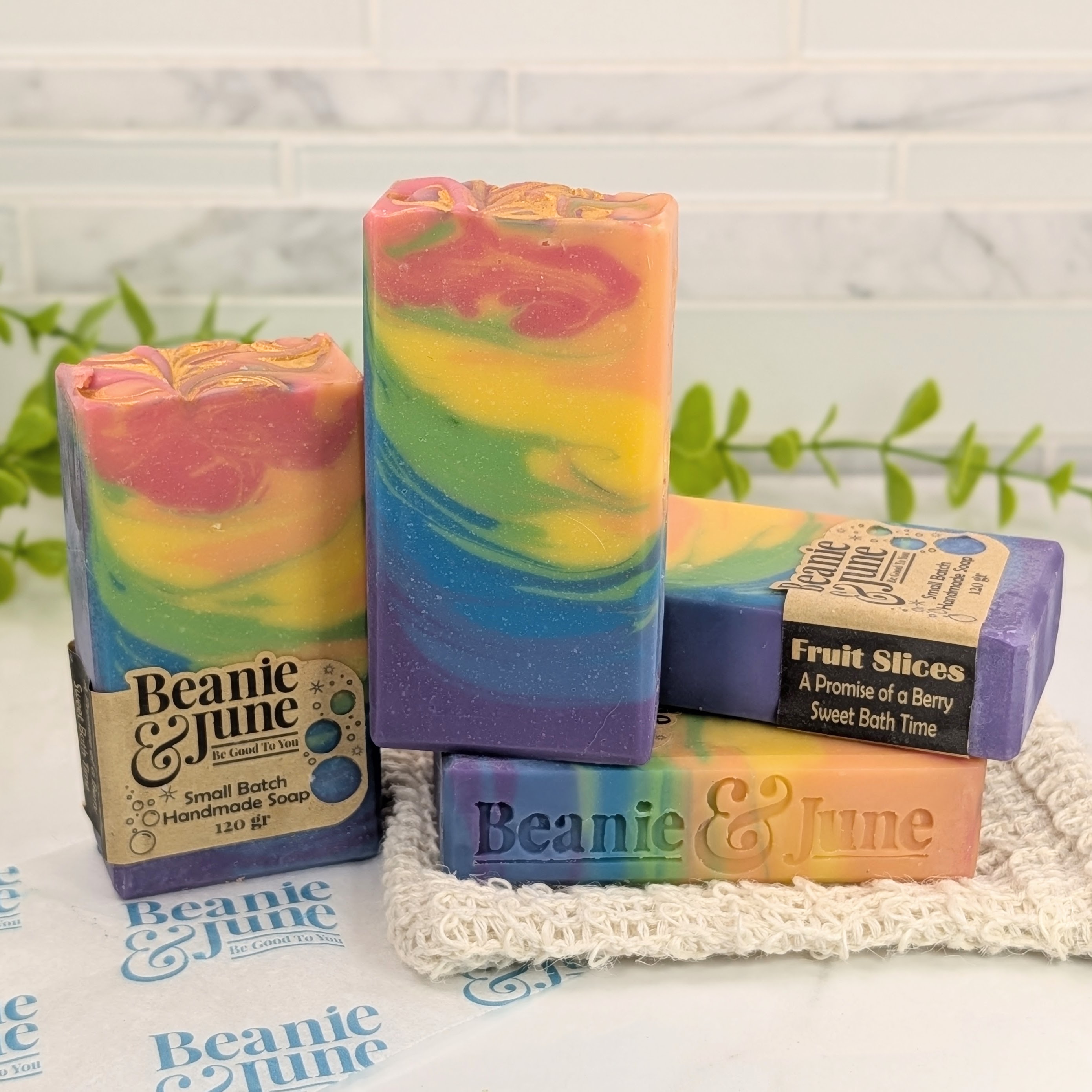 Rainbow Fruit Slices Soap