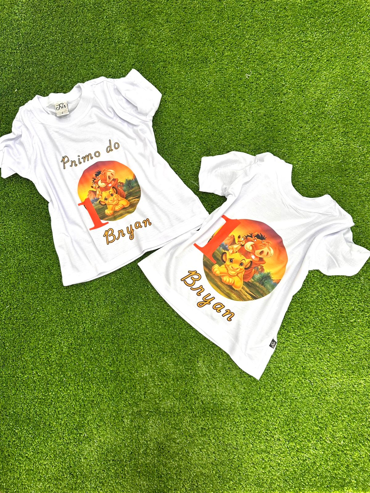 Camisetas personalizadas Rei Leão