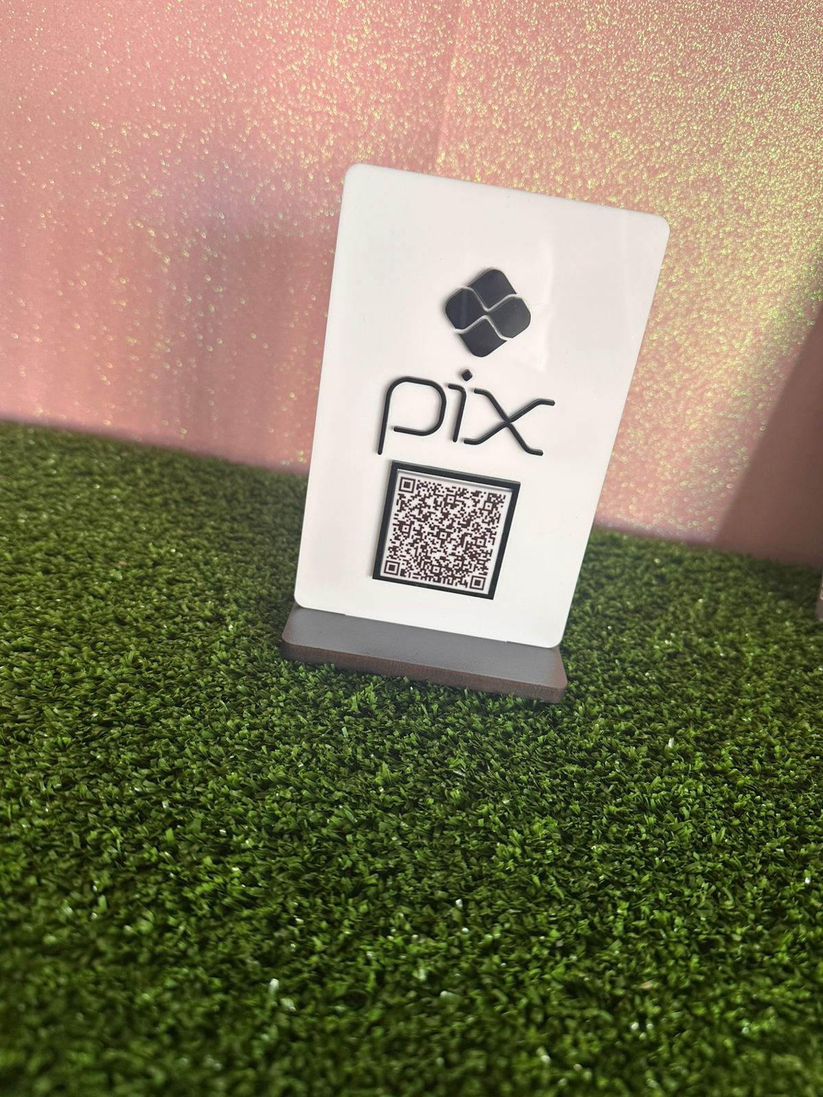 Placa de Pagamento Pix