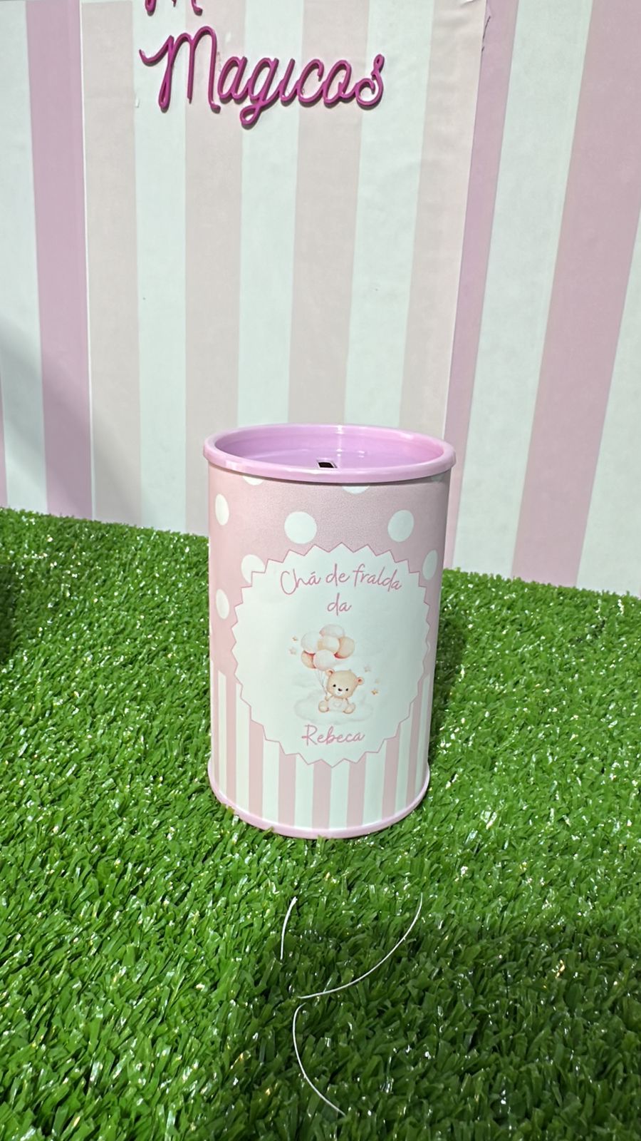 Cofrinho de Chá de Fraldas