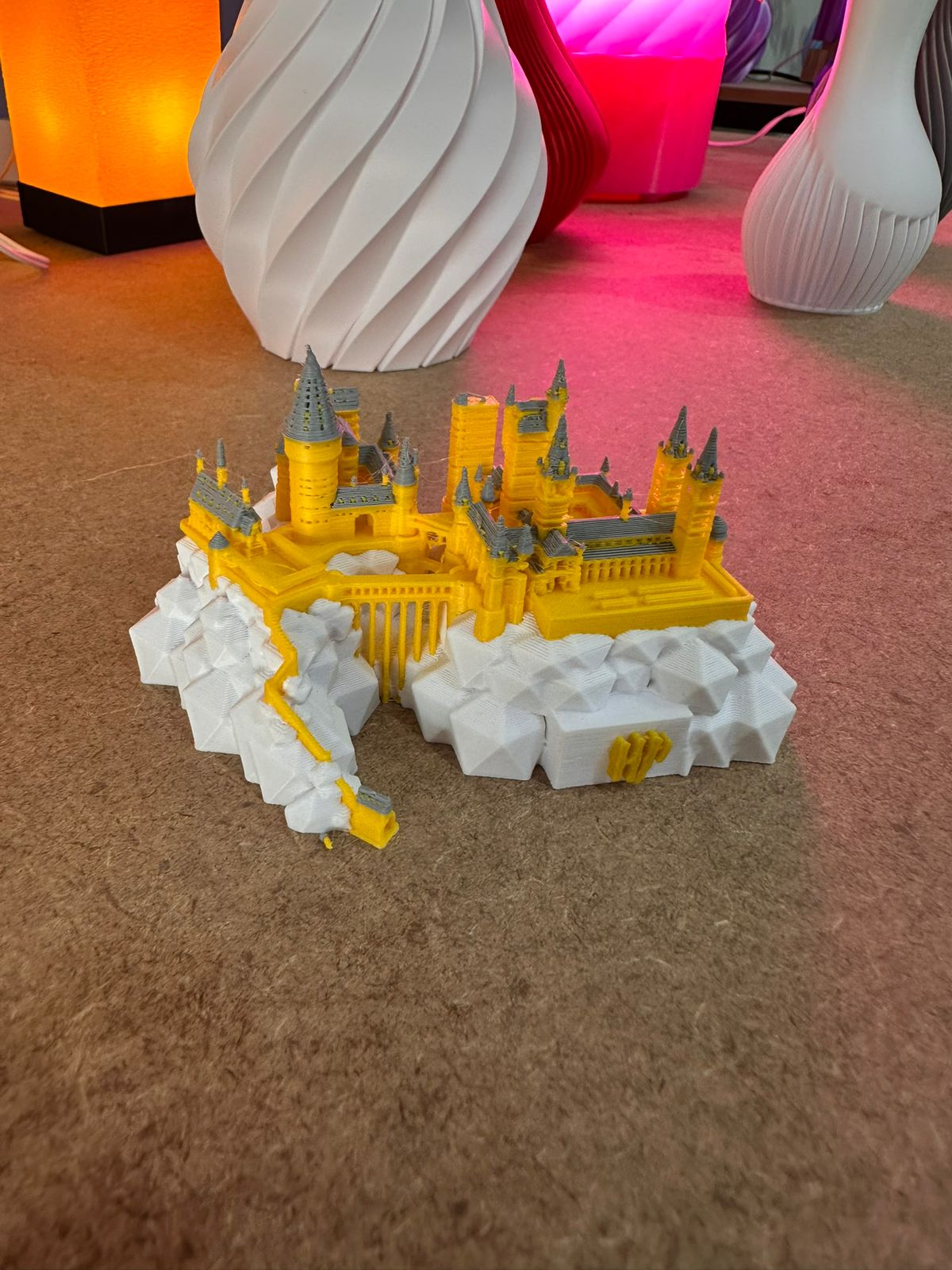 Castelo Hogwarts em miniatura