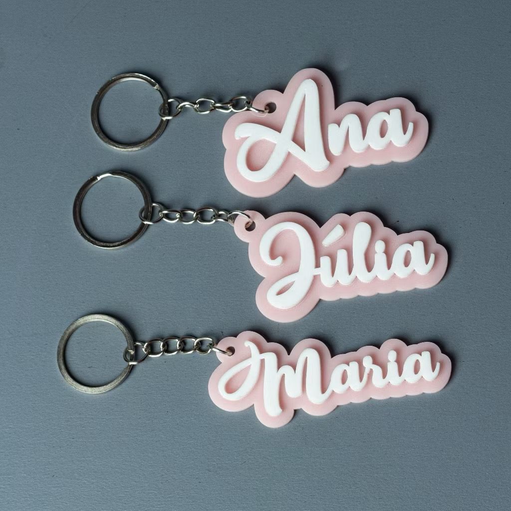 Chaveiro personalizado com nome