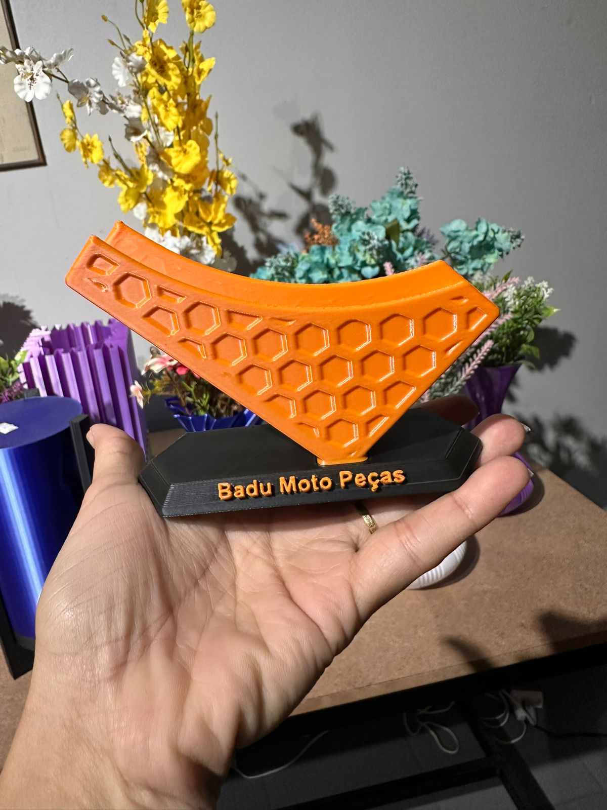 Suporte personalizado porta cartão