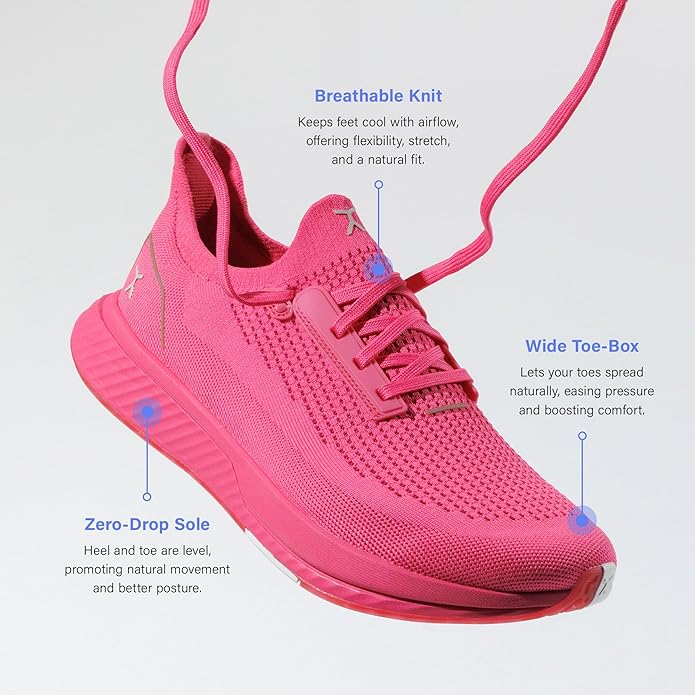 Adapt Runners for Women and Mens Barefoot Minimalist Shoes – Wide Toe Box, Zero Drop Sole, Lightweight & Flexible, Perfect for Walking, Running and Everyday Comfort