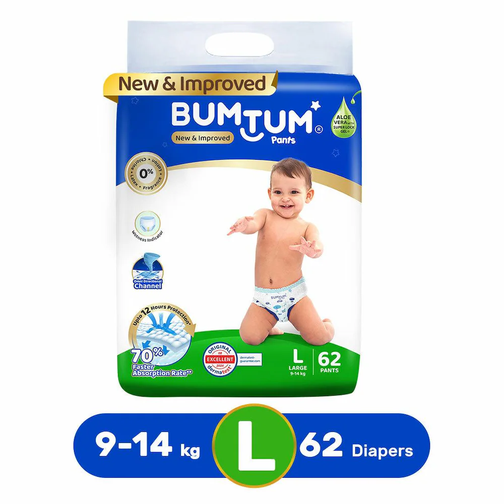 BumTum Baby Diaper Pants - Large