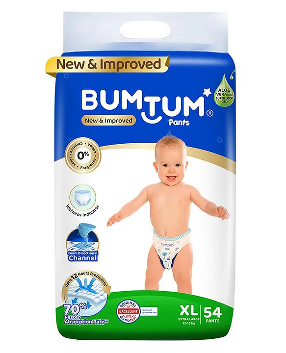 Bumtum Baby Diaper Pants - Extra Large
