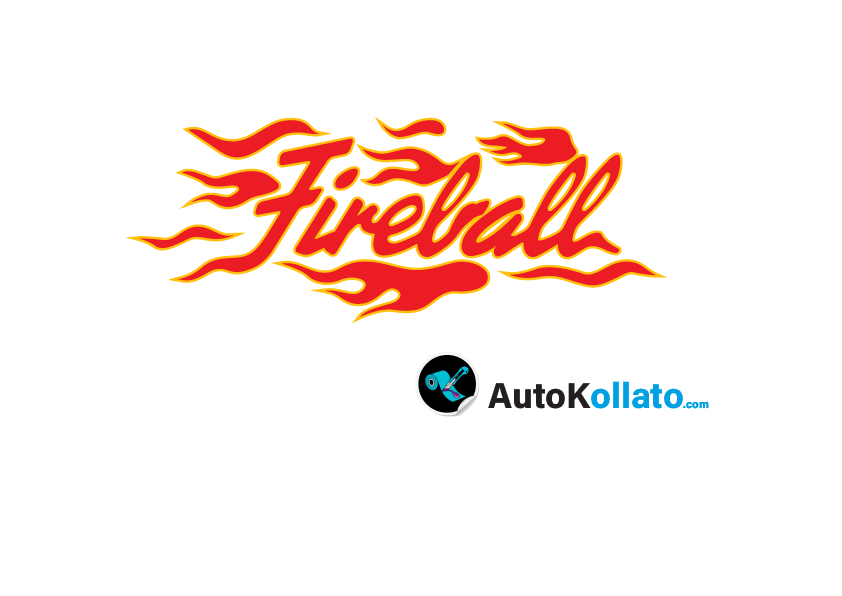 Αυτοκόλλητο Fireball
