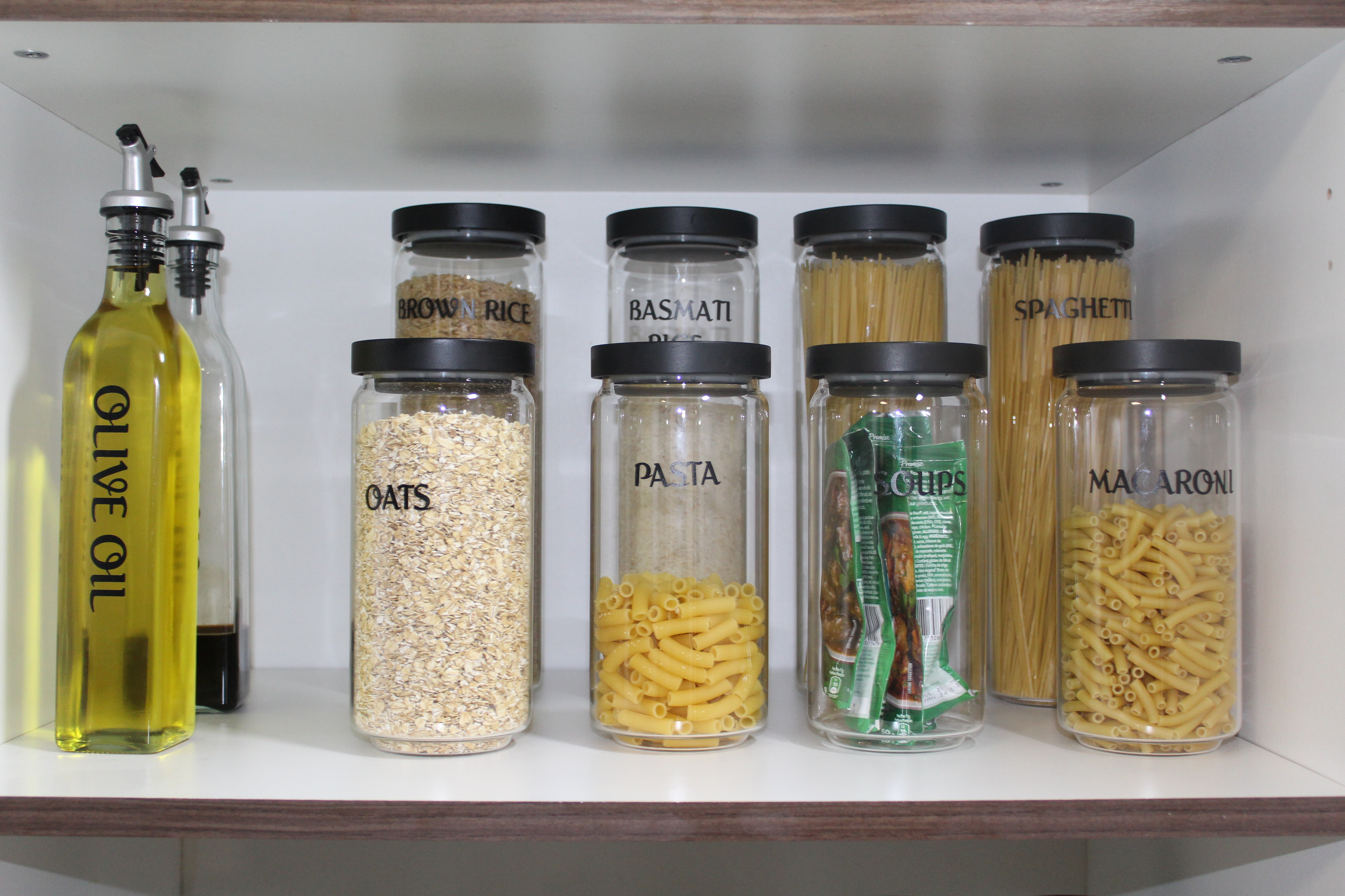 Glass Oil and Vinegar Dispenser Set of 2