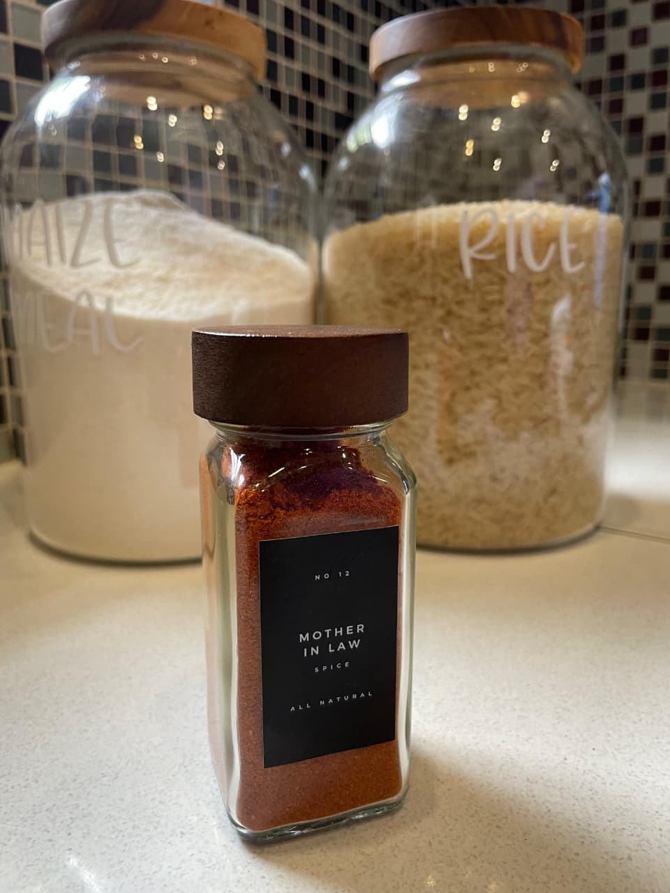 Spice jar labels pack of 20