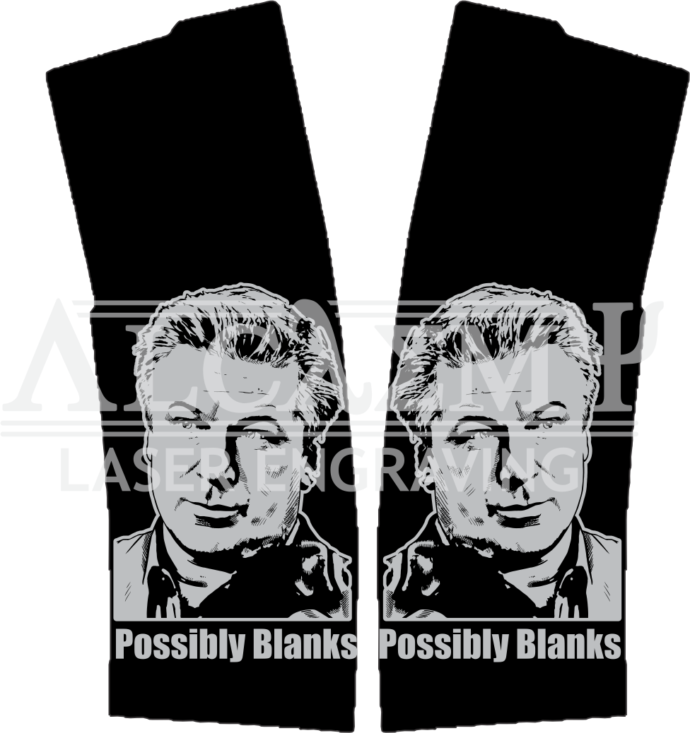 Alec Baldwin Possibly Blanks Laser Engraved Magpul® PMAG®