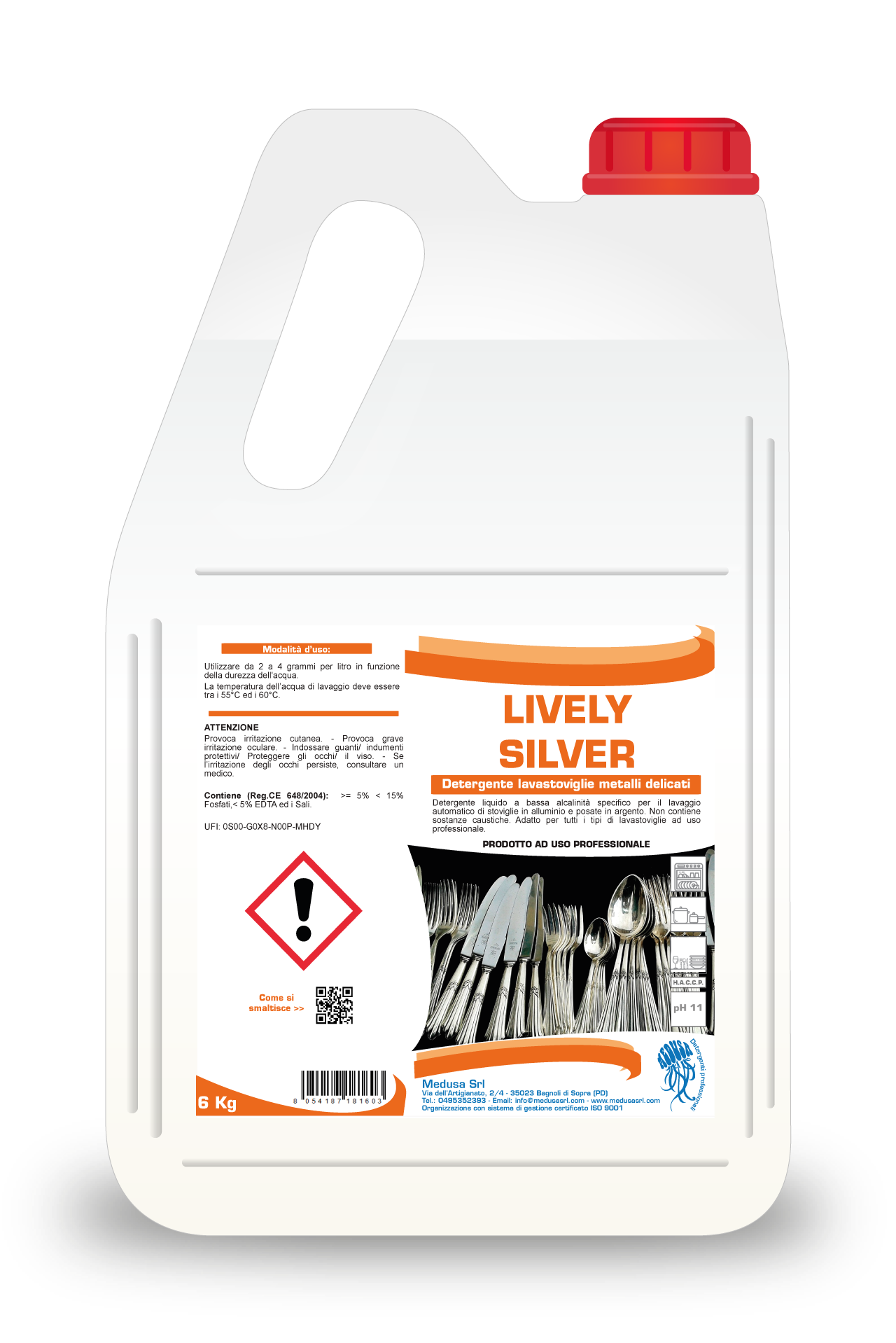 LIVELY SILVER - (4 pz)