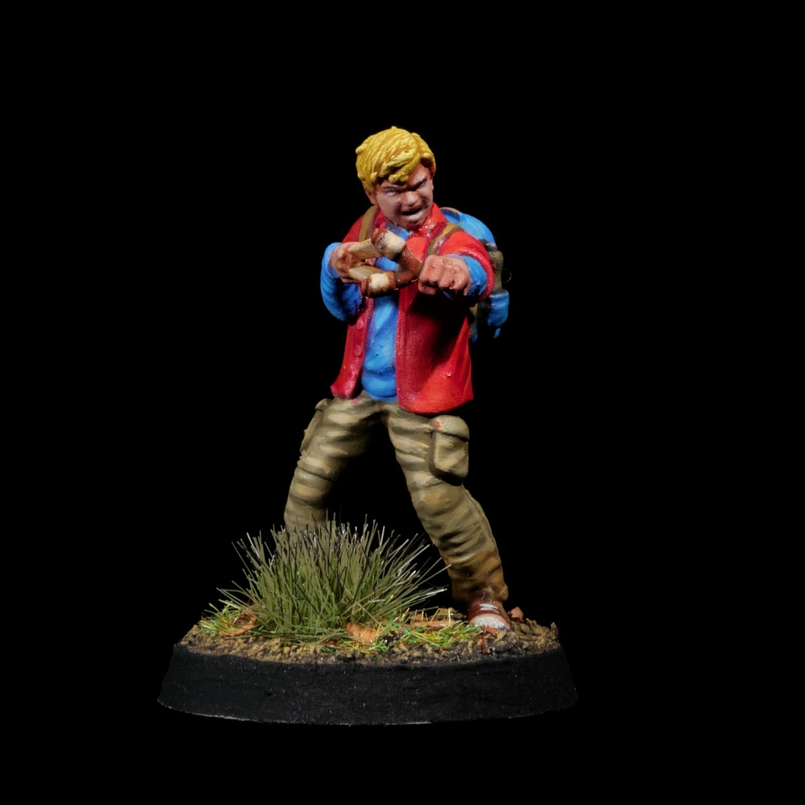 Niño con tirachinas - Formato Físico