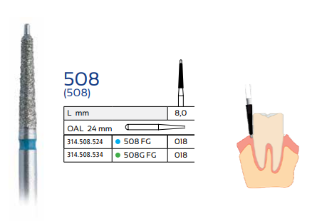 Dental Diamond Bur 508
