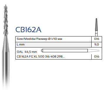 Dental Bur CB162A 