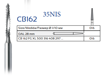 Dental Bur CB162 