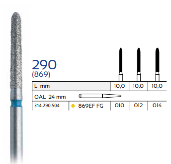 Diamond Dental Bur 290 (869)